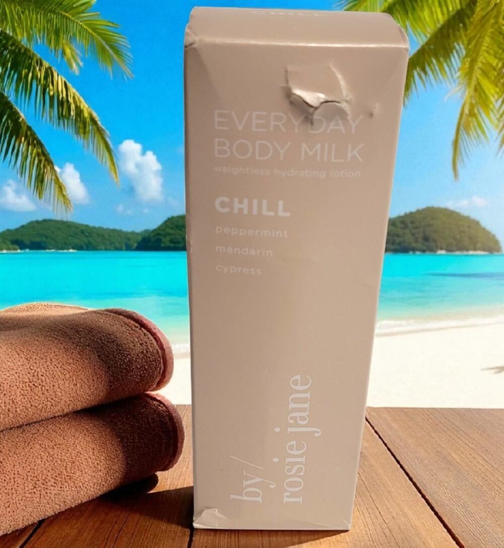Chill Everyday Body Milk by Rosie Jane Weightless Hydrating Lotion NEW 5 FL OZ